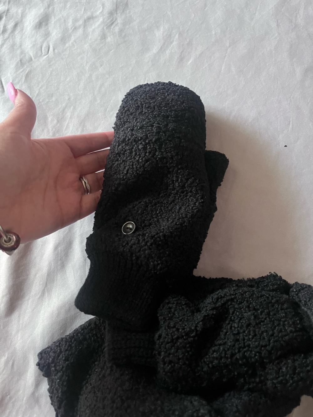 Bp mitten and headband set OS
